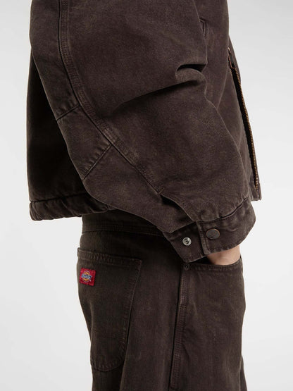 Dickies miami denim giubbino da donna marrone