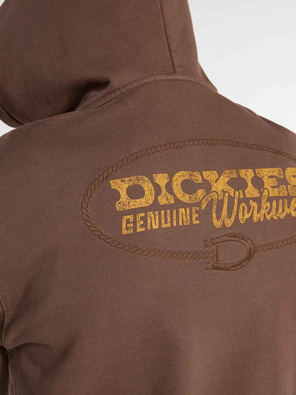 Dickies avondale hoo felpa da uomo marrone