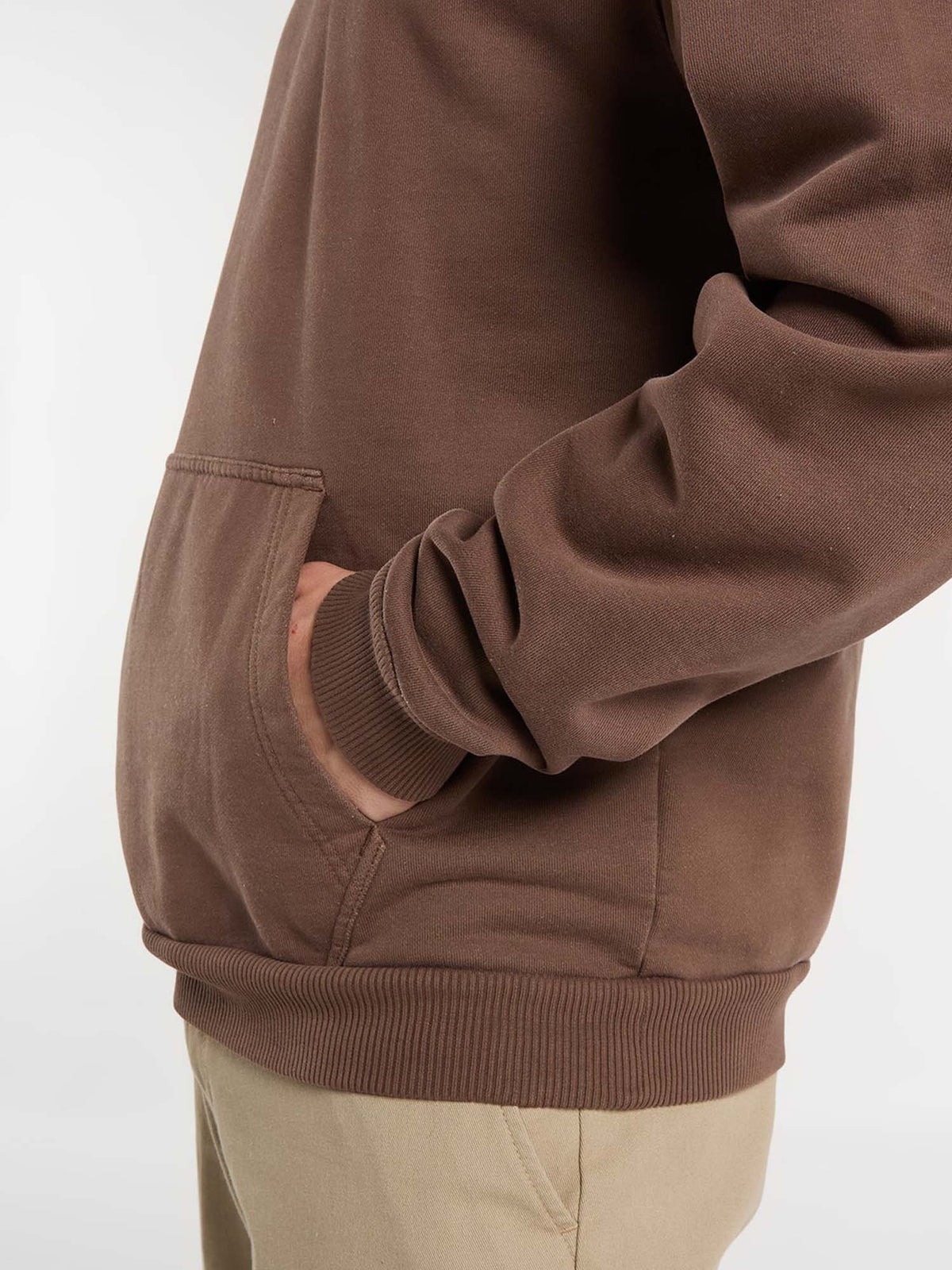 Dickies avondale hoo felpa da uomo marrone