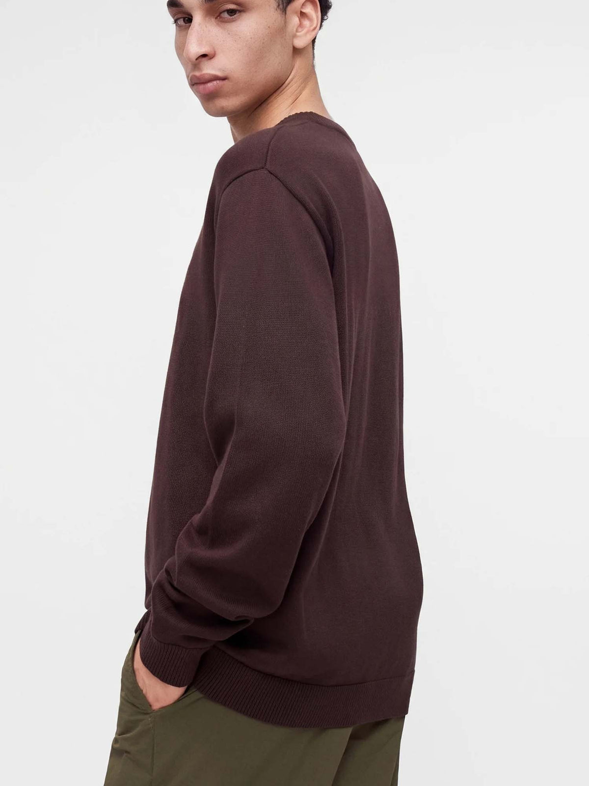Dickies summerdale maglia da uomo cioccolato