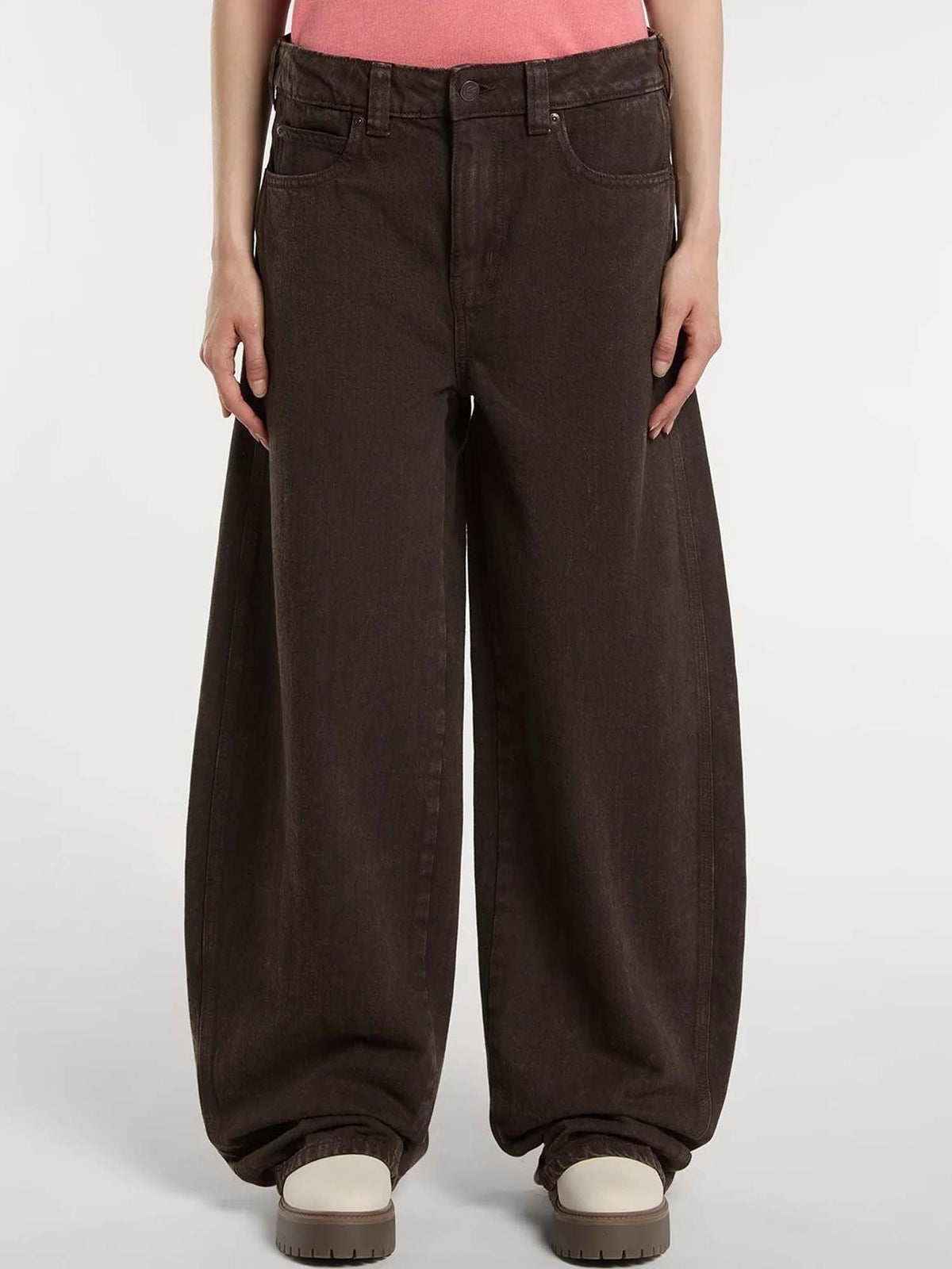 Dickies maricopa bar jeans da donna marrone