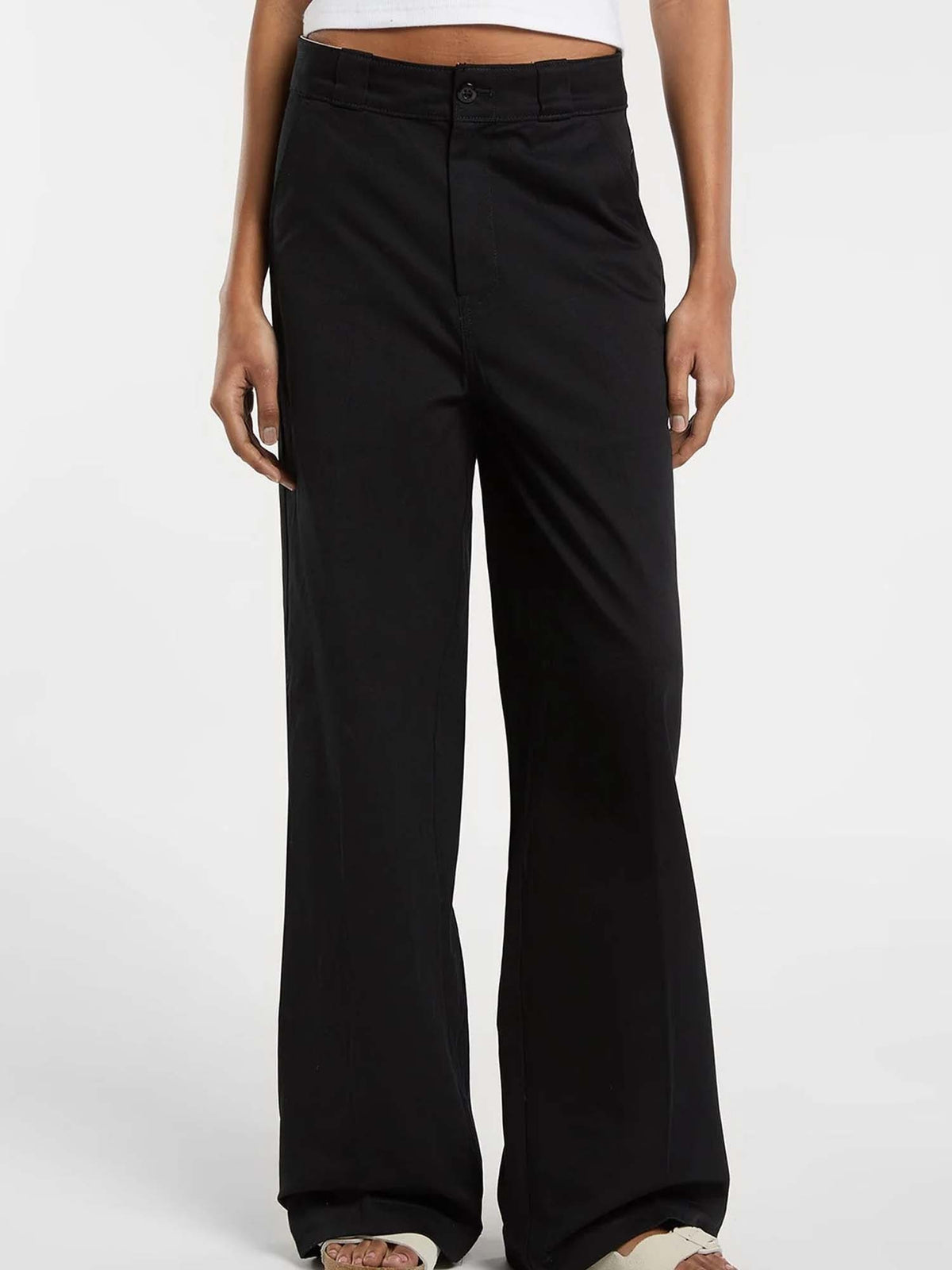 Dickies 247 wide leg pantalone da donna nero
