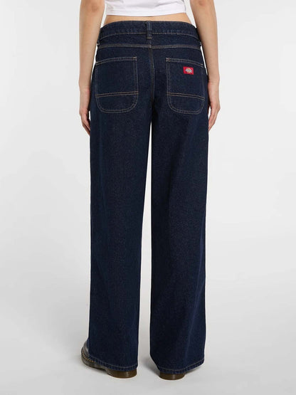 Dickies leesburg mid jeans da donna jeans scuro