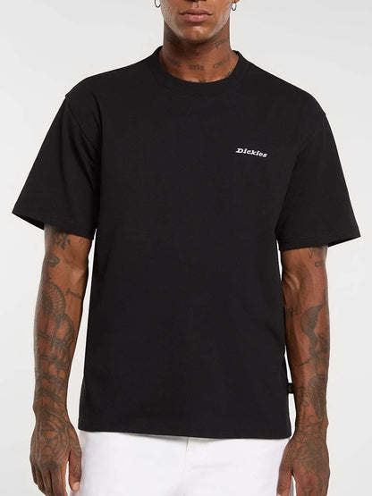 Dickies loretto t-shirt da uomo nero