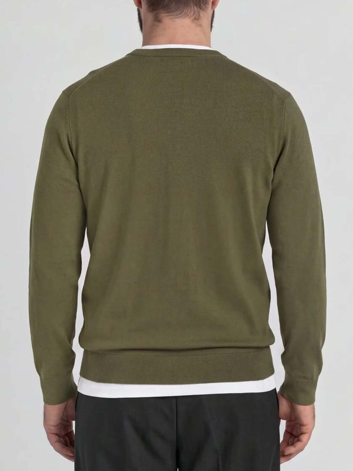 Lyle&scott maglia co da uomo kaki