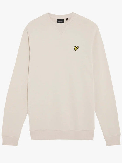 Lyle&scott felpa gir da uomo panna
