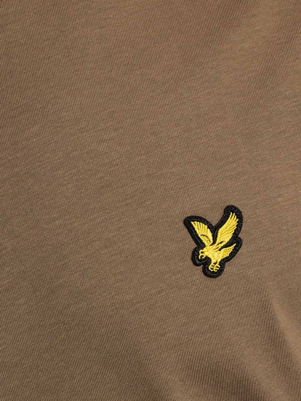 Lyle&scott t-shirt da uomo kaki
