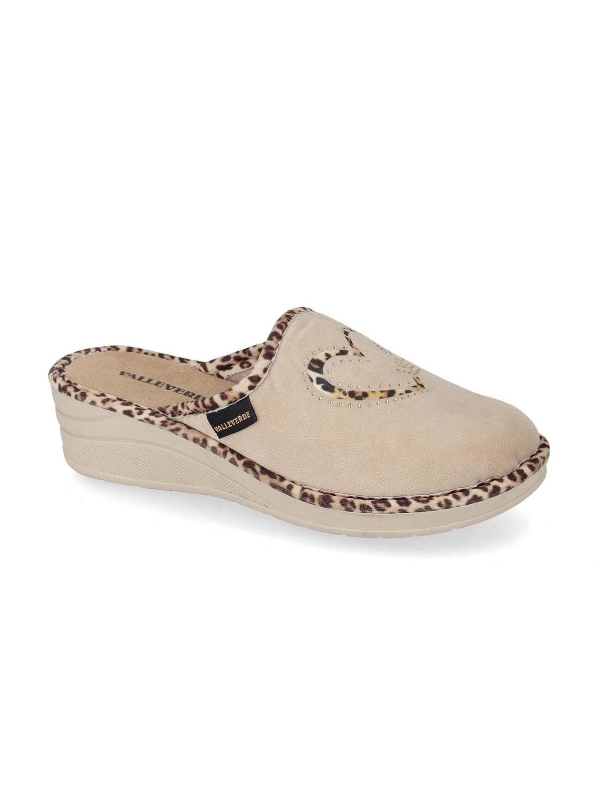 Valleverde ciabatta da donna beige