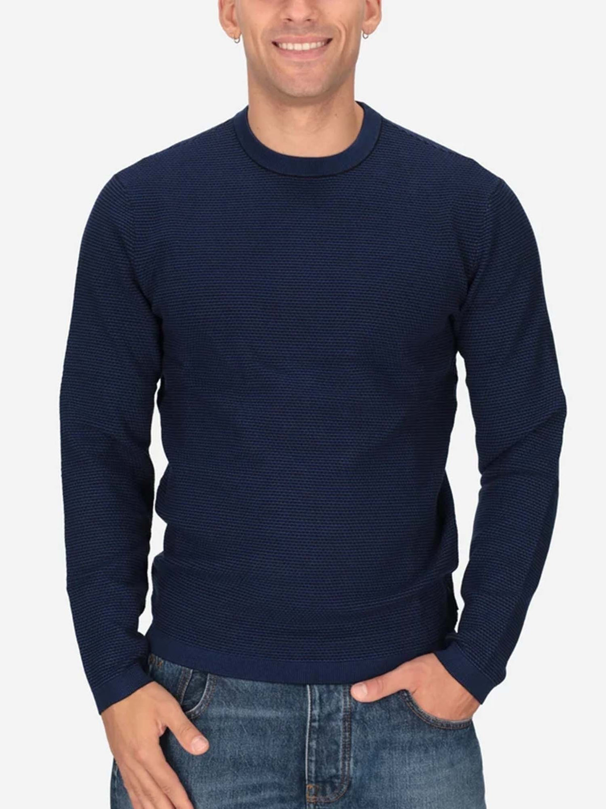 Armani excange pullo maglia da uomo blu