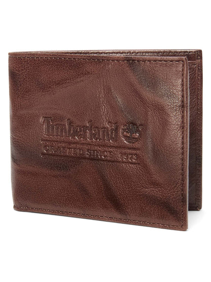 Timberland washed portafoglio da uomo caffe'