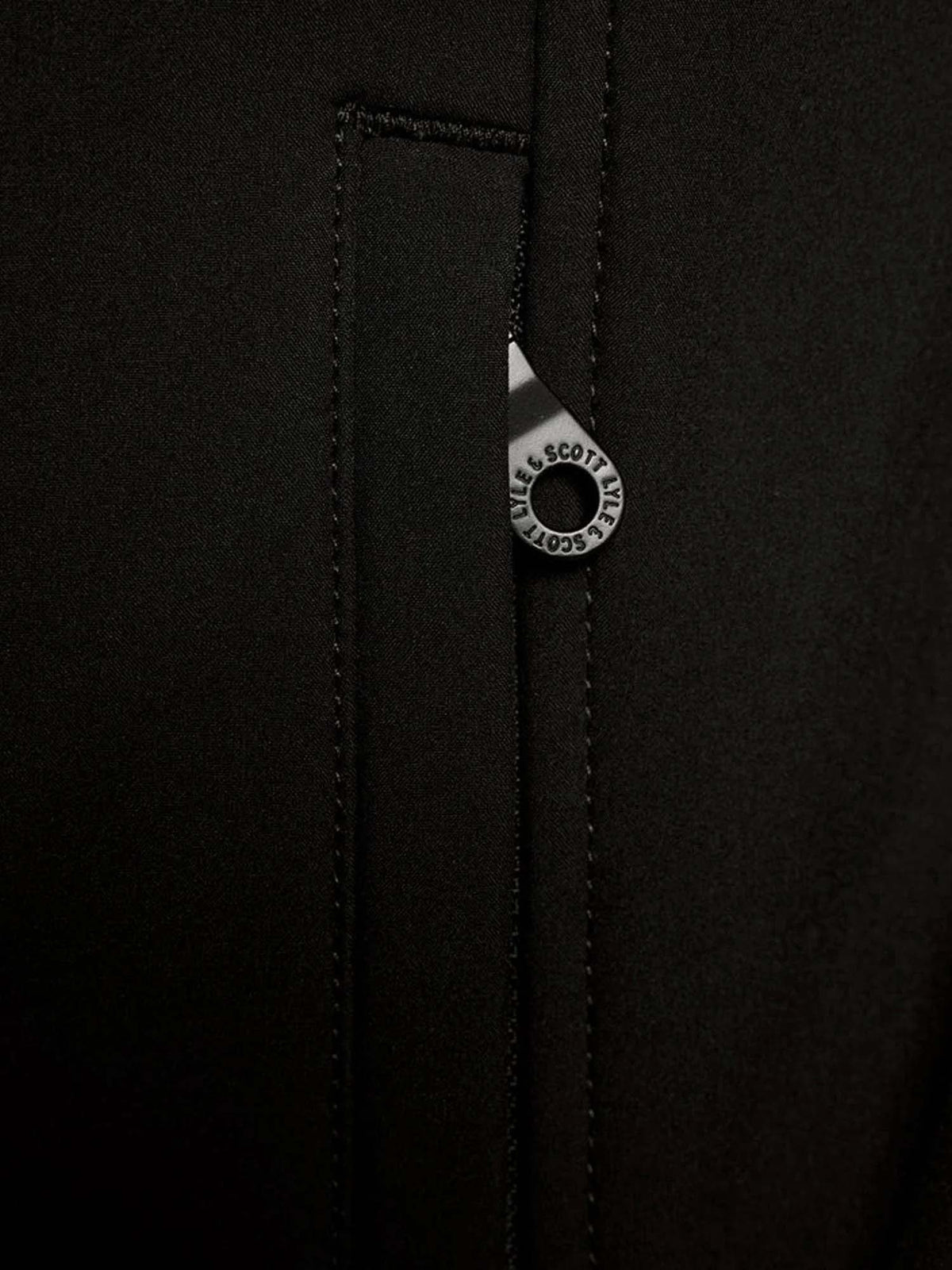 Lyle&scott softshell giubbino da uomo nero