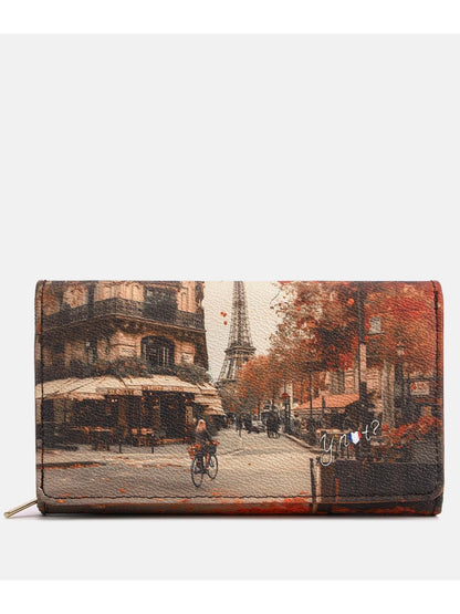 Y-not wallet portafogli da donna marrone