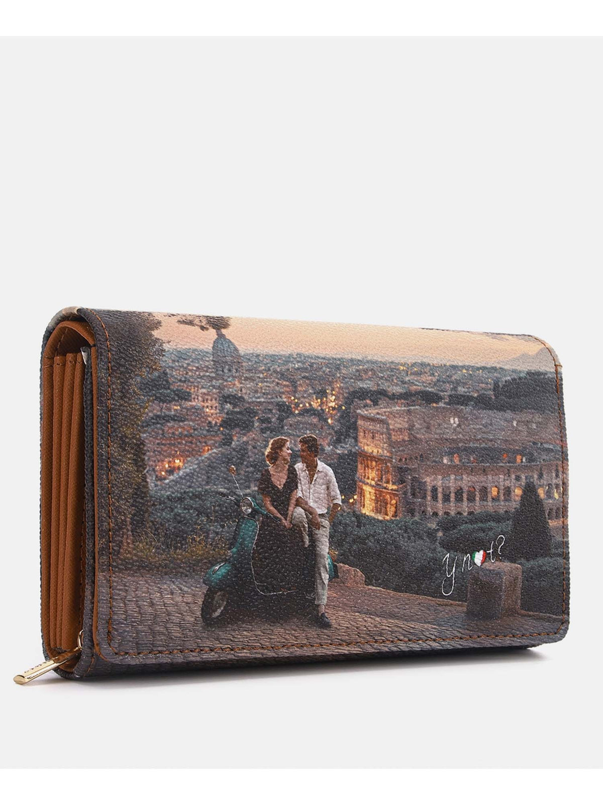 Y-not wallet portafogli da donna taupe