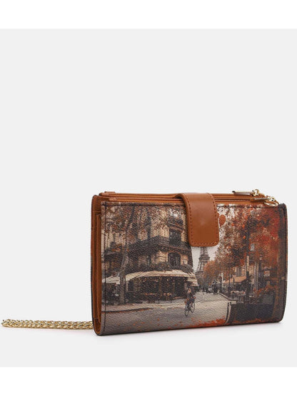 Y-not wallet bag portafogli da donna marrone