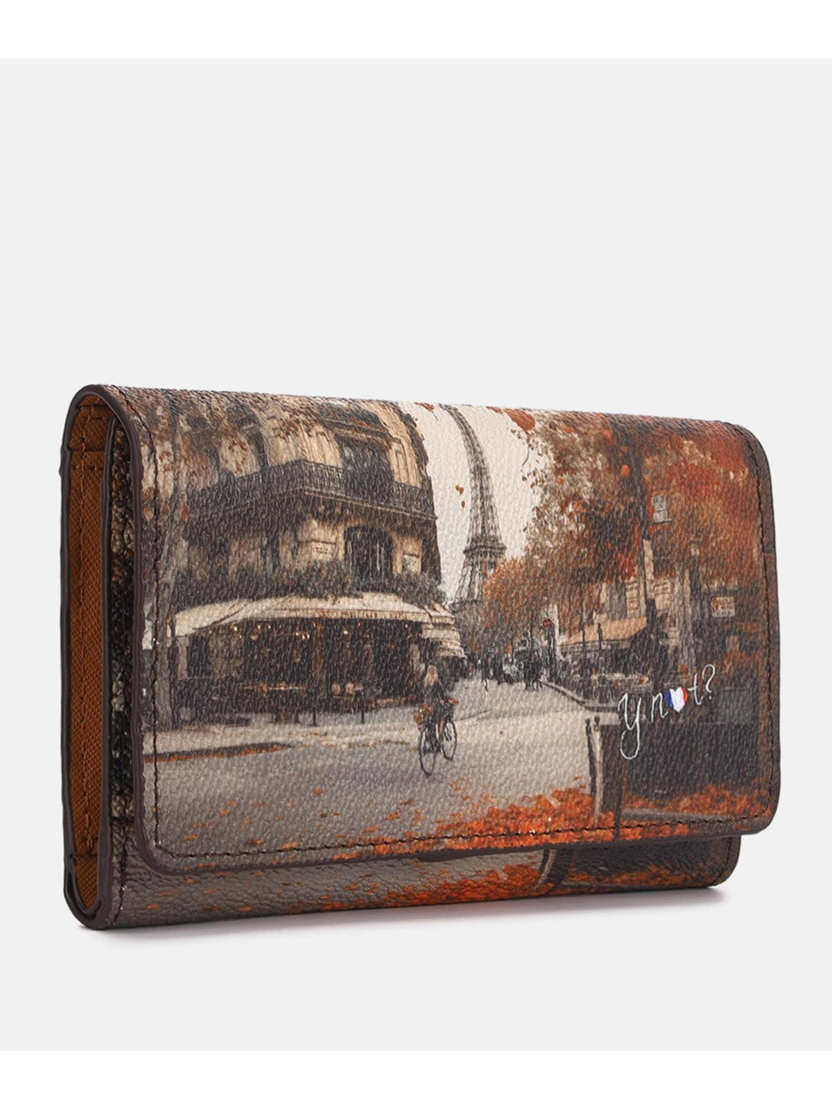 Y-not wallet portafogli da donna marrone