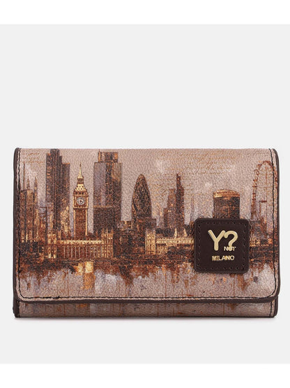 Y-not wallet portafogli da donna marrone