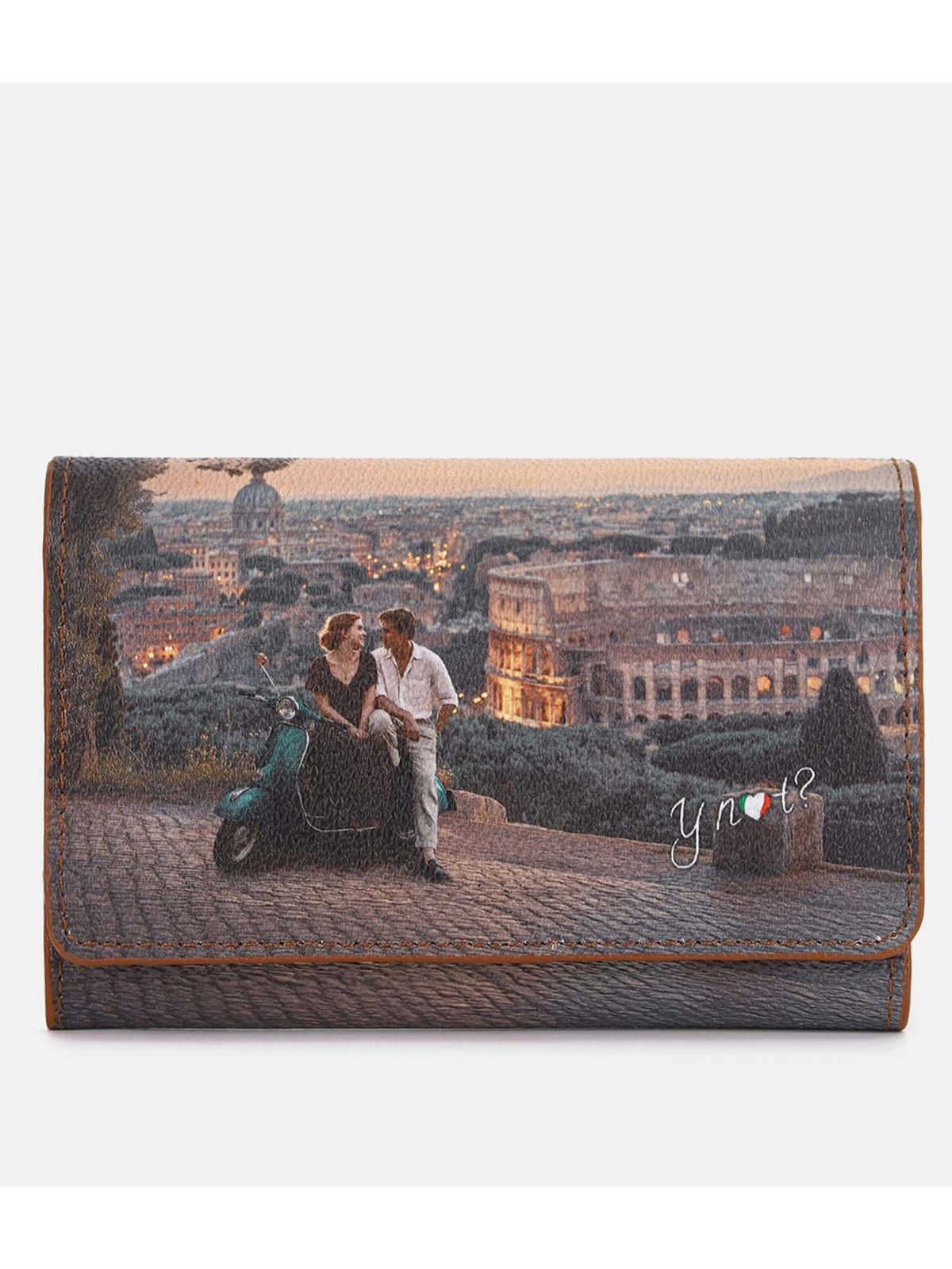 Y-not wallet portafogli da donna taupe