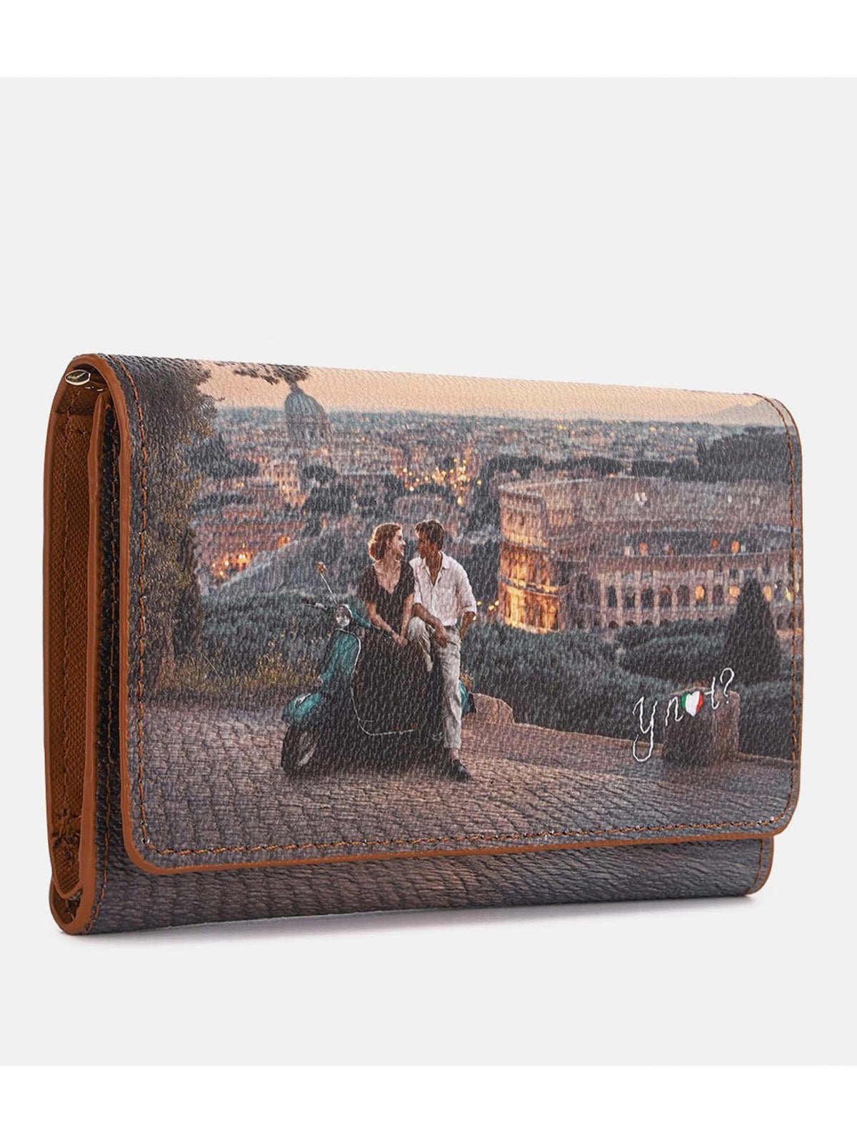 Y-not wallet portafogli da donna taupe