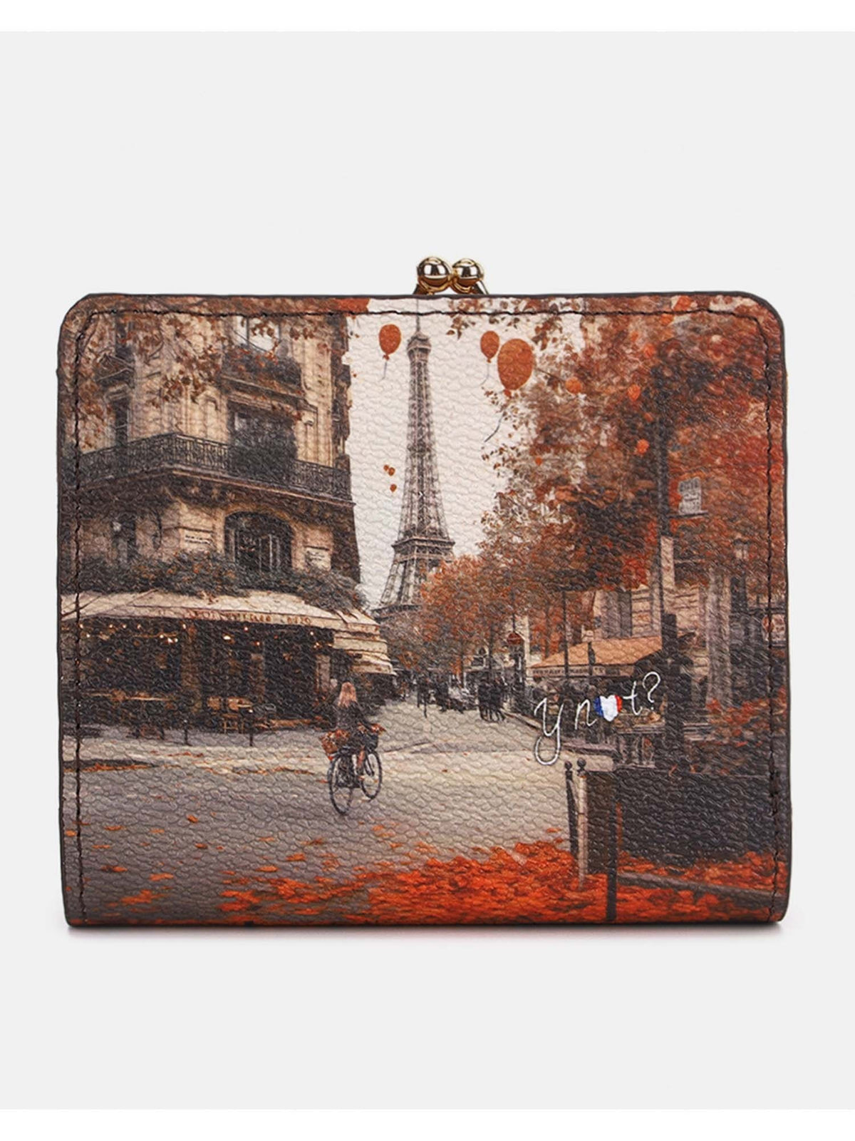 Y-not wallet portafogli da donna marrone