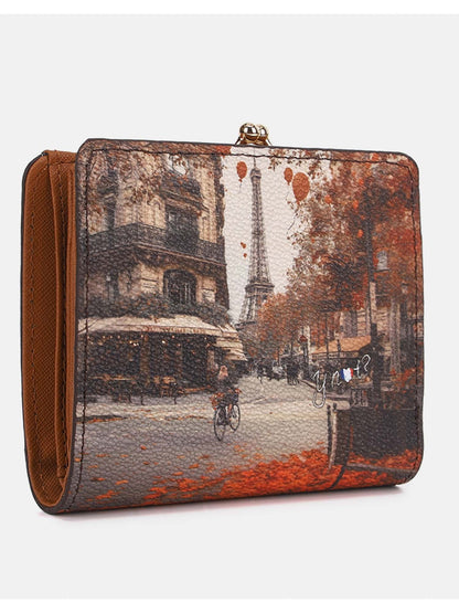 Y-not wallet portafogli da donna marrone