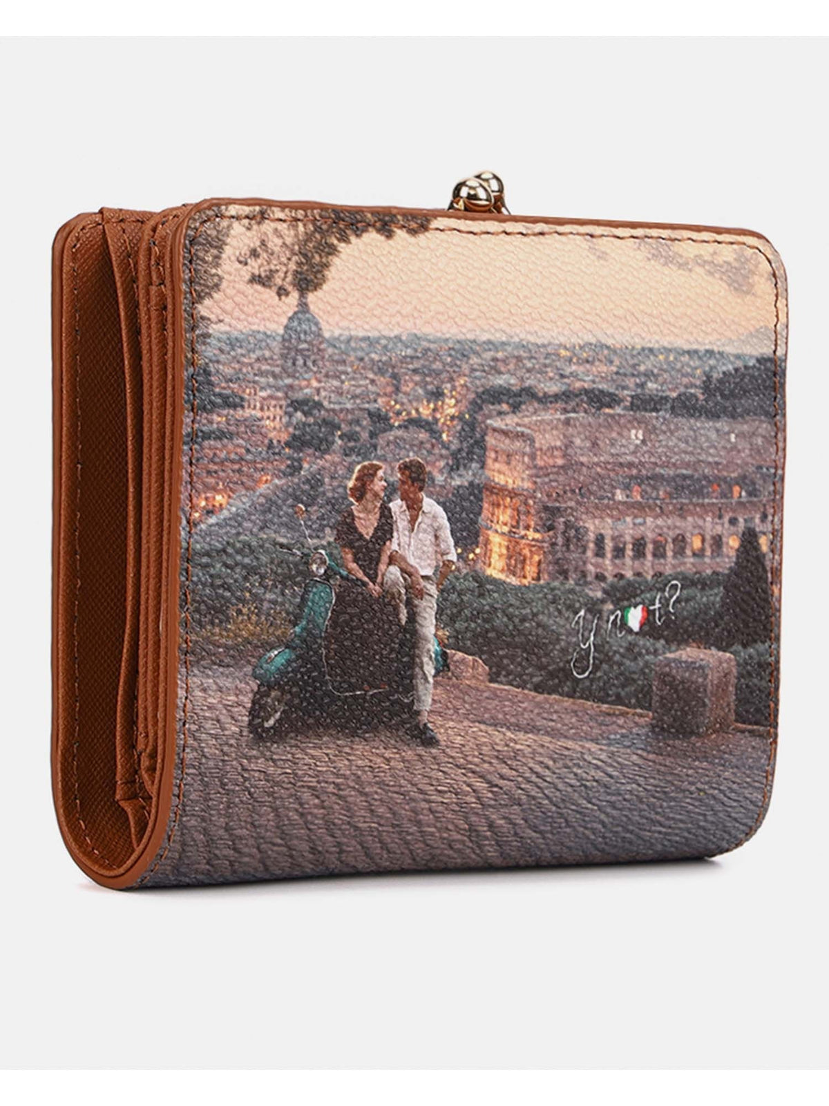Y-not wallet portafogli da donna taupe