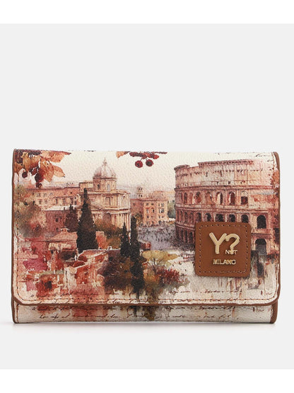 Y-not wallet portafogli da donna taupe