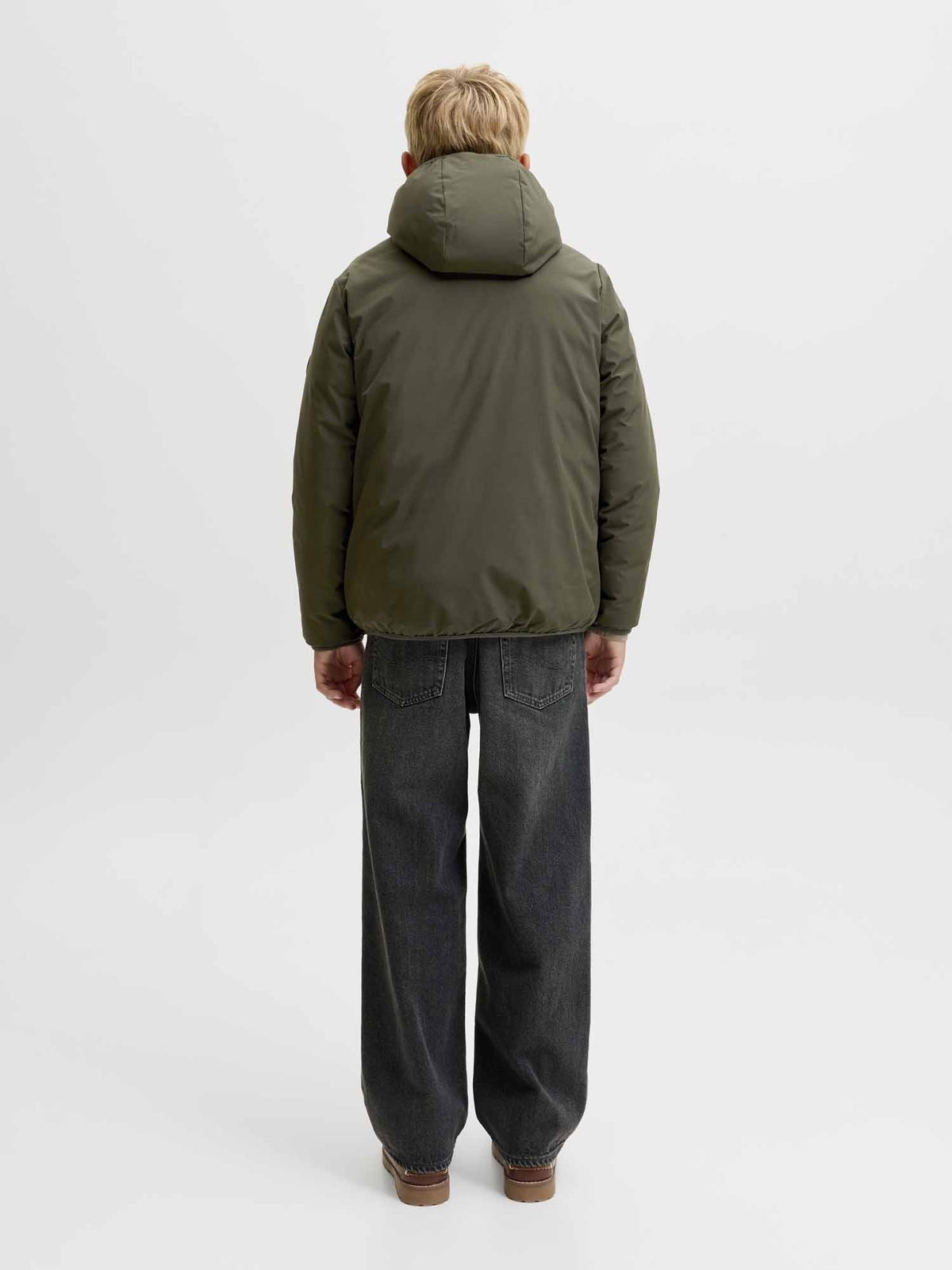 Jack&jones brooklyn giubbino da bambino/a verde militare