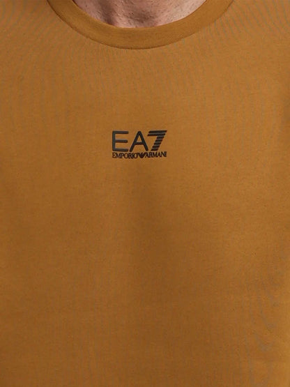 EA7 train core fl felpa da uomo senape