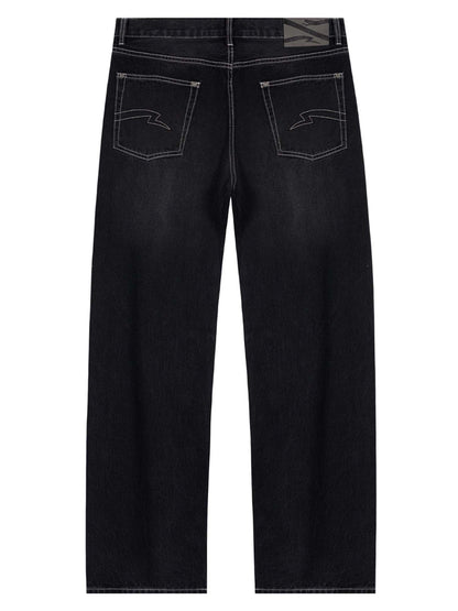 Propaganda regular f jeans da uomo denim black