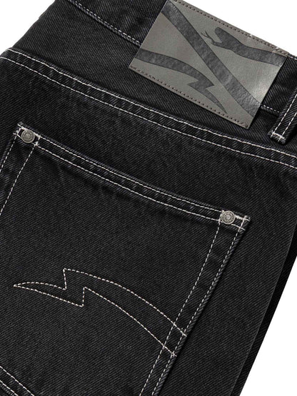 Propaganda regular f jeans da uomo denim black