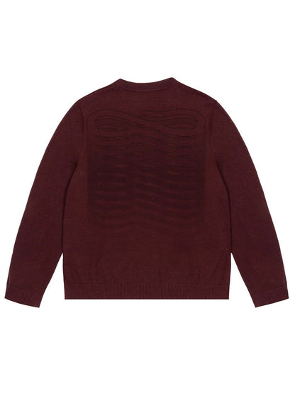 Propaganda maglia da uomo bordeaux