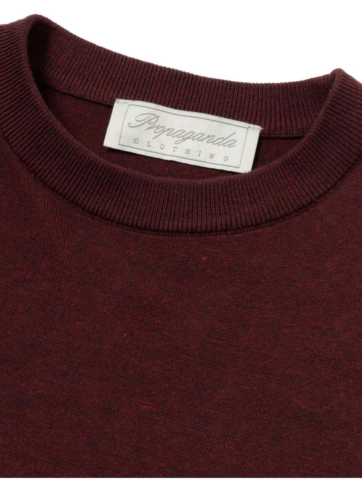 Propaganda maglia da uomo bordeaux