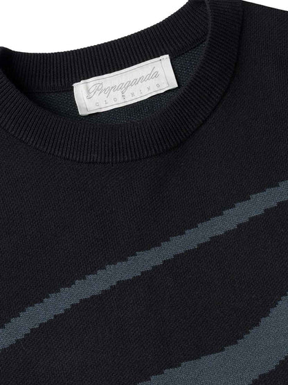 Propaganda maglia da uomo nero