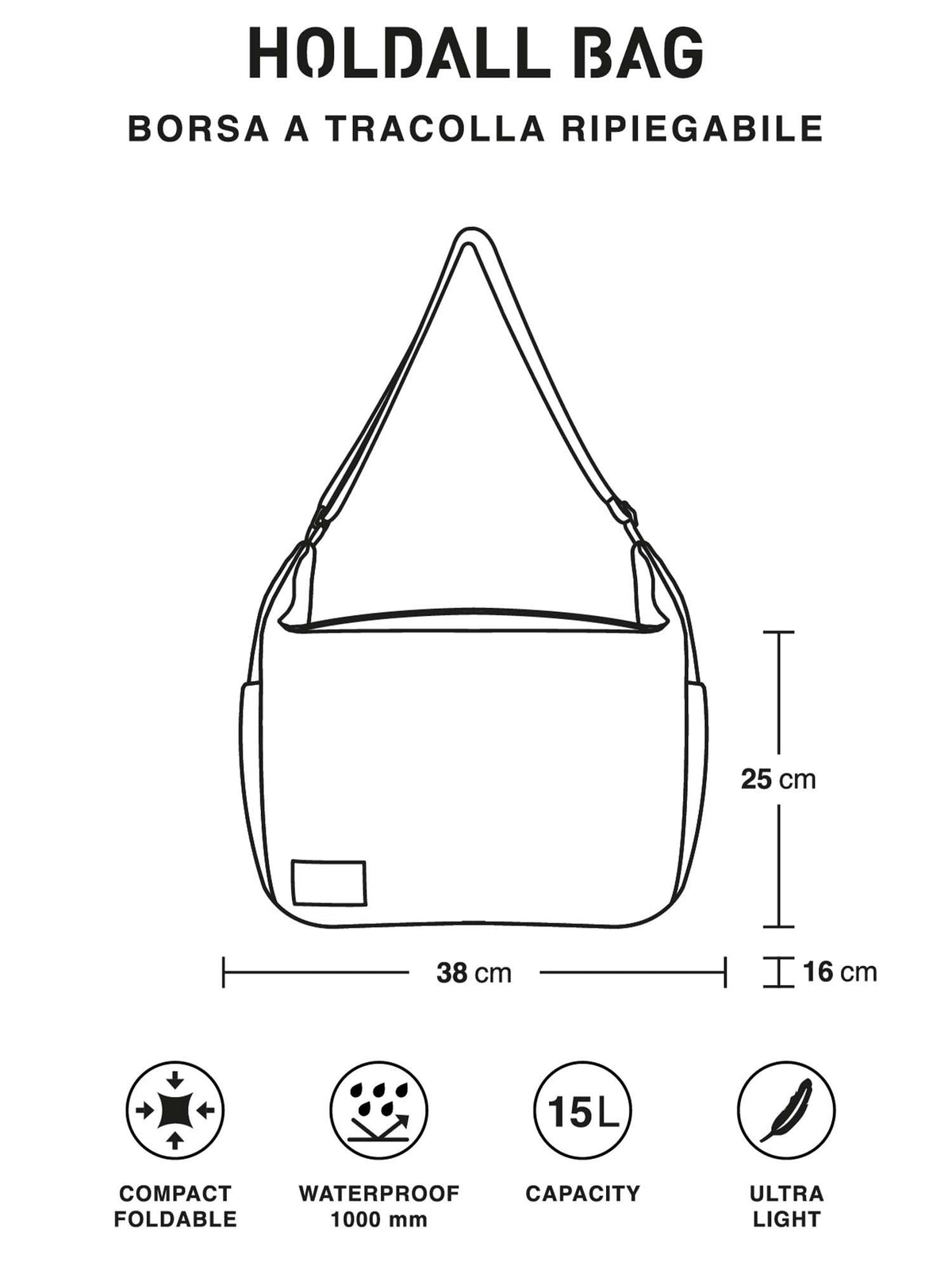 Ready shoulder bag borsa da unisex beige
