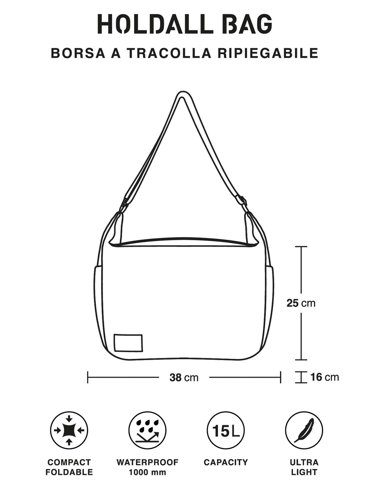 Ready shoulder bag borsa da unisex giallo