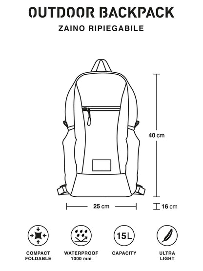 Ready backpack zaino da unisex blu