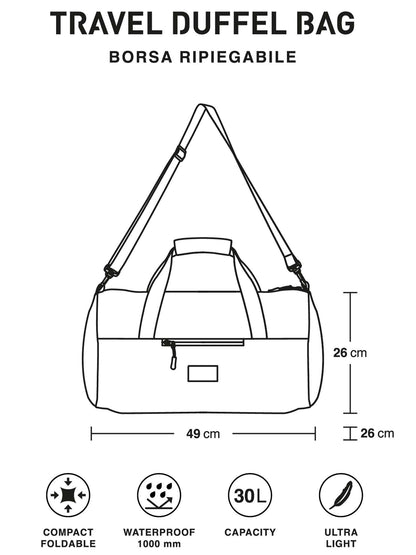Ready travel bag borsone da unisex lilla
