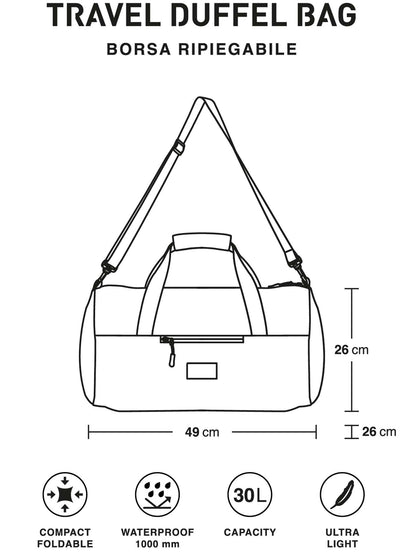Ready travel bag borsone da unisex rosso