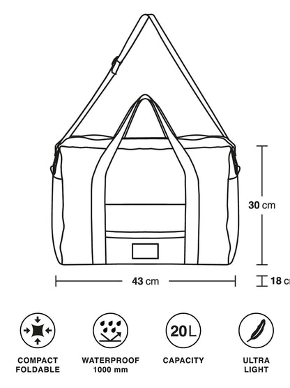 Ready travel bag borsone da unisex lilla