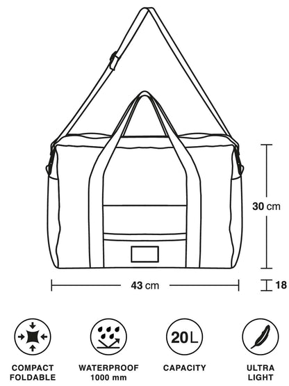 Ready travel bag borsone da unisex rosso