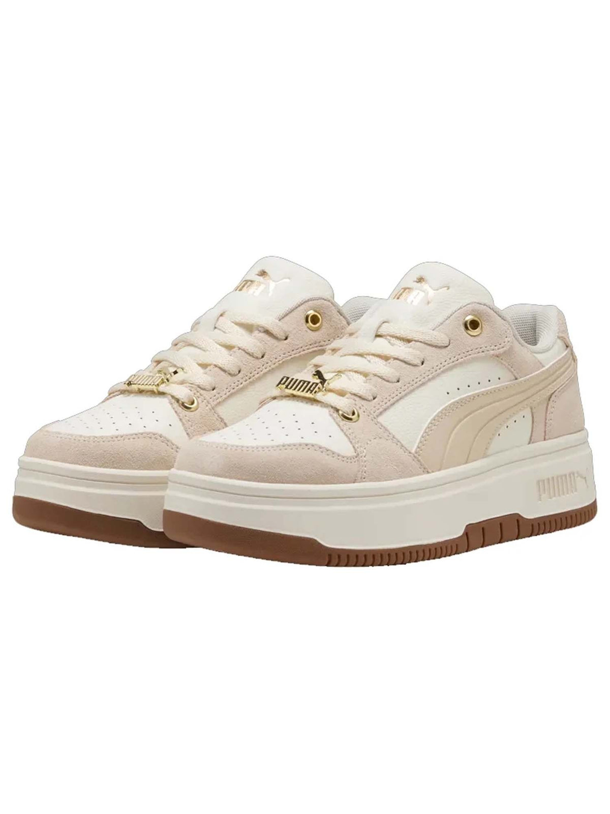 Puma rebound femme sneakers da donna panna