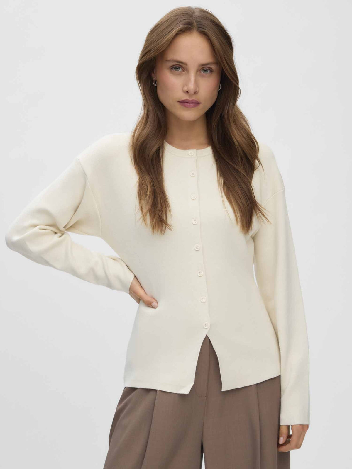 Vero moda eve maglia da donna panna
