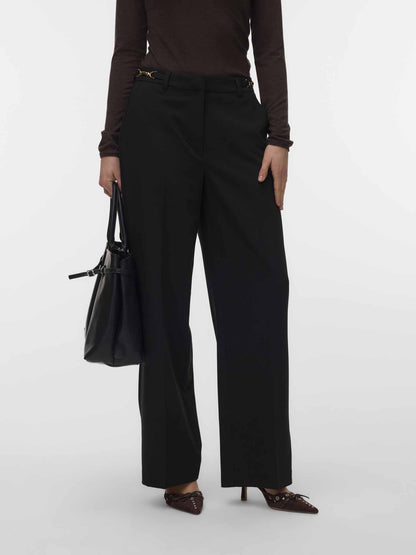 Vero moda reese pantalone da donna nero