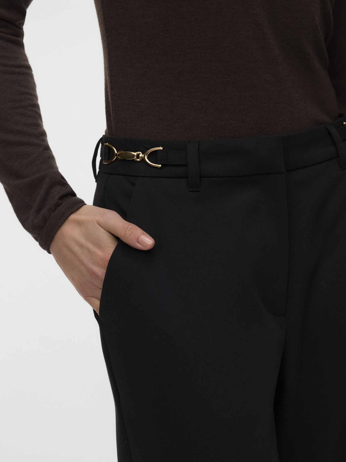 Vero moda reese pantalone da donna nero