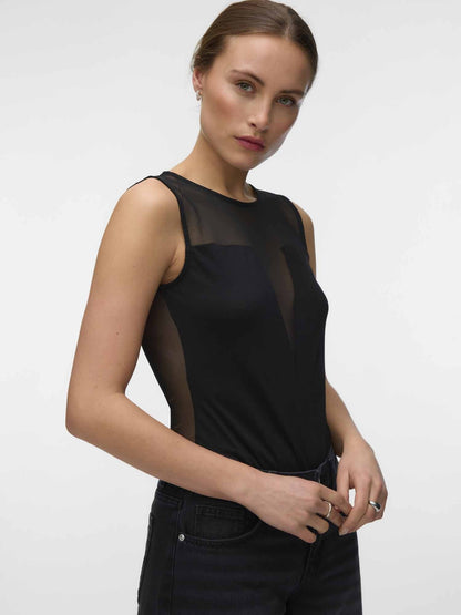 Vero moda north body da donna nero