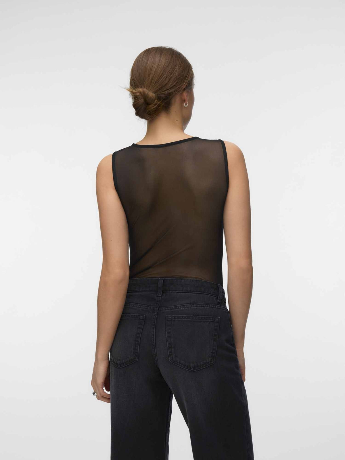 Vero moda north body da donna nero