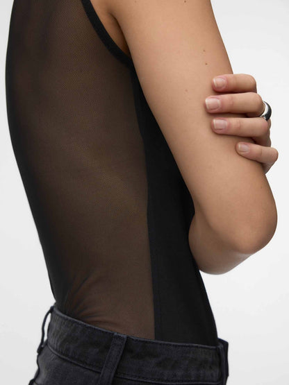 Vero moda north body da donna nero