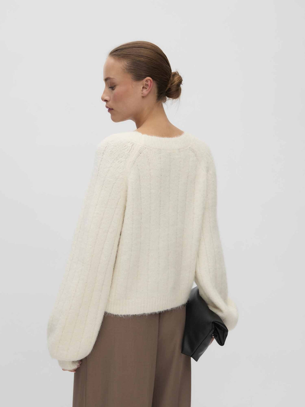 Vero moda sally maglia da donna panna