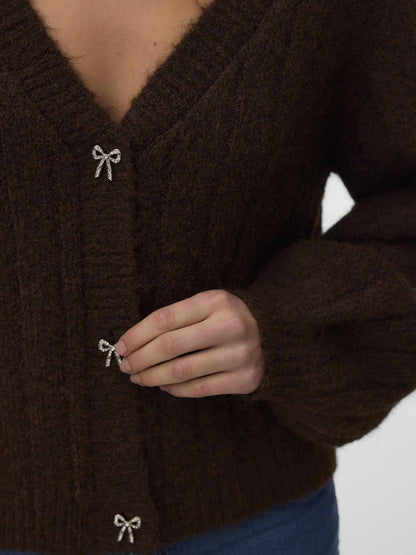 Vero moda sally maglia da donna cioccolato