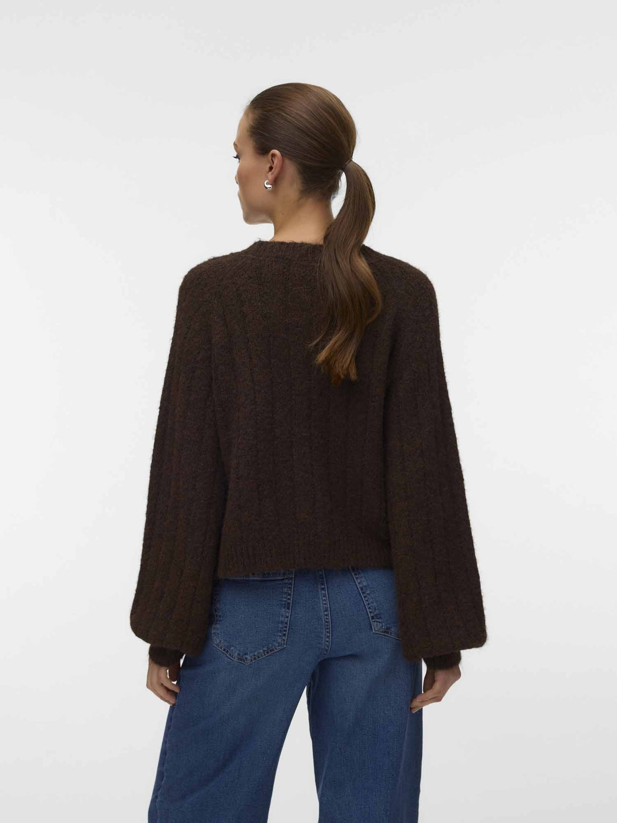 Vero moda sally maglia da donna cioccolato
